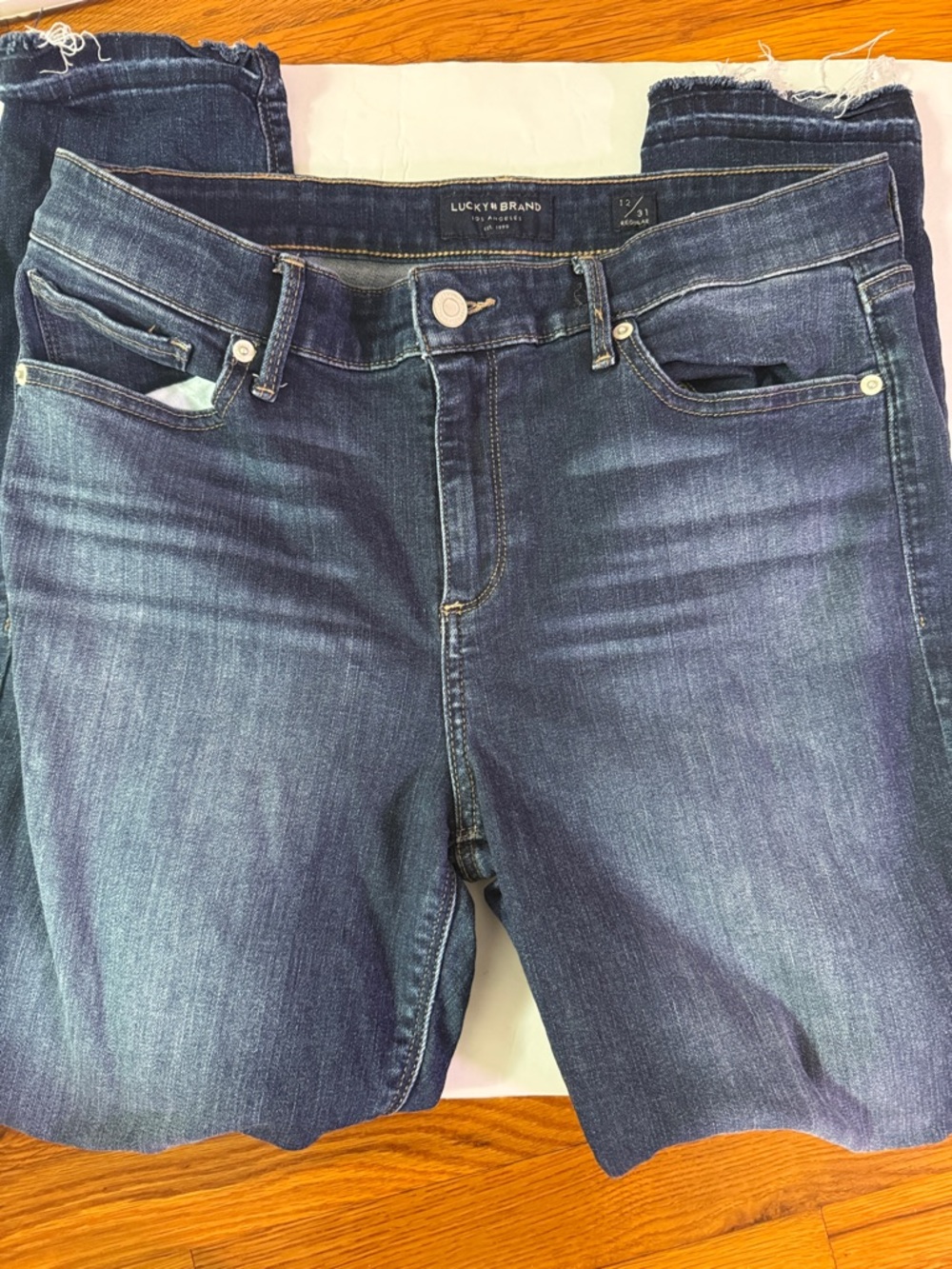 Lucky Brand Indigo Blue Slim Straight Jeans